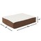 Pet Adobe Orthopedic Sherpa Top Pet Bed with Memory Foam and Removable Cover 20x15x4 Brown by Pet Adobe 516981YOY - alternate 2